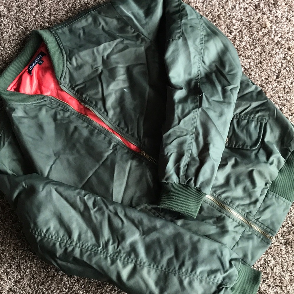 Olive green Bomber Jacket